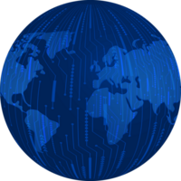 globe de technologie moderne png