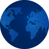 globe de technologie moderne png