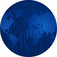 globe de technologie moderne png