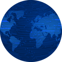 globe de technologie moderne png