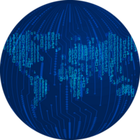 globe de technologie moderne png