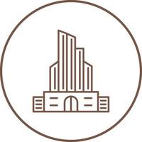 icono de vector de edificio de oficinas