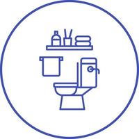 icono de vector de baño