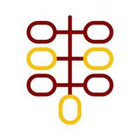 kurma palm icon duocolor red style ramadan illustration vector element and symbol perfect.