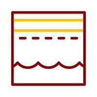 kaaba icon duocolor red style ramadan illustration vector element and symbol perfect.