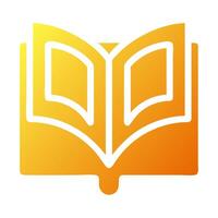 quran icon solid gradient yellow style ramadan illustration vector element and symbol perfect.