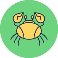 Crab Vector Icon