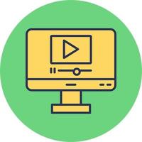 360 Video Vector Icon
