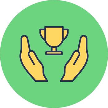 icono de vector de ganar