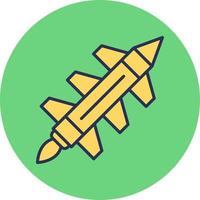 Missile Rocket Vector Icon