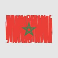 vector de bandera de marruecos