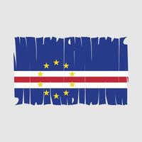 vector de bandera de cabo verde