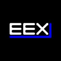 eex letra logo creativo diseño con vector gráfico, eex sencillo y moderno logo.