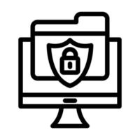 archivo proteccion icono diseño vector