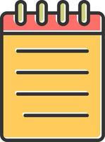 Notebook Vector Icon