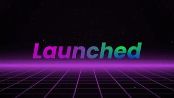 Launched Text Animation Background V1.1 video