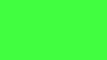 Red transition on the green screen background. Chroma key V9 video