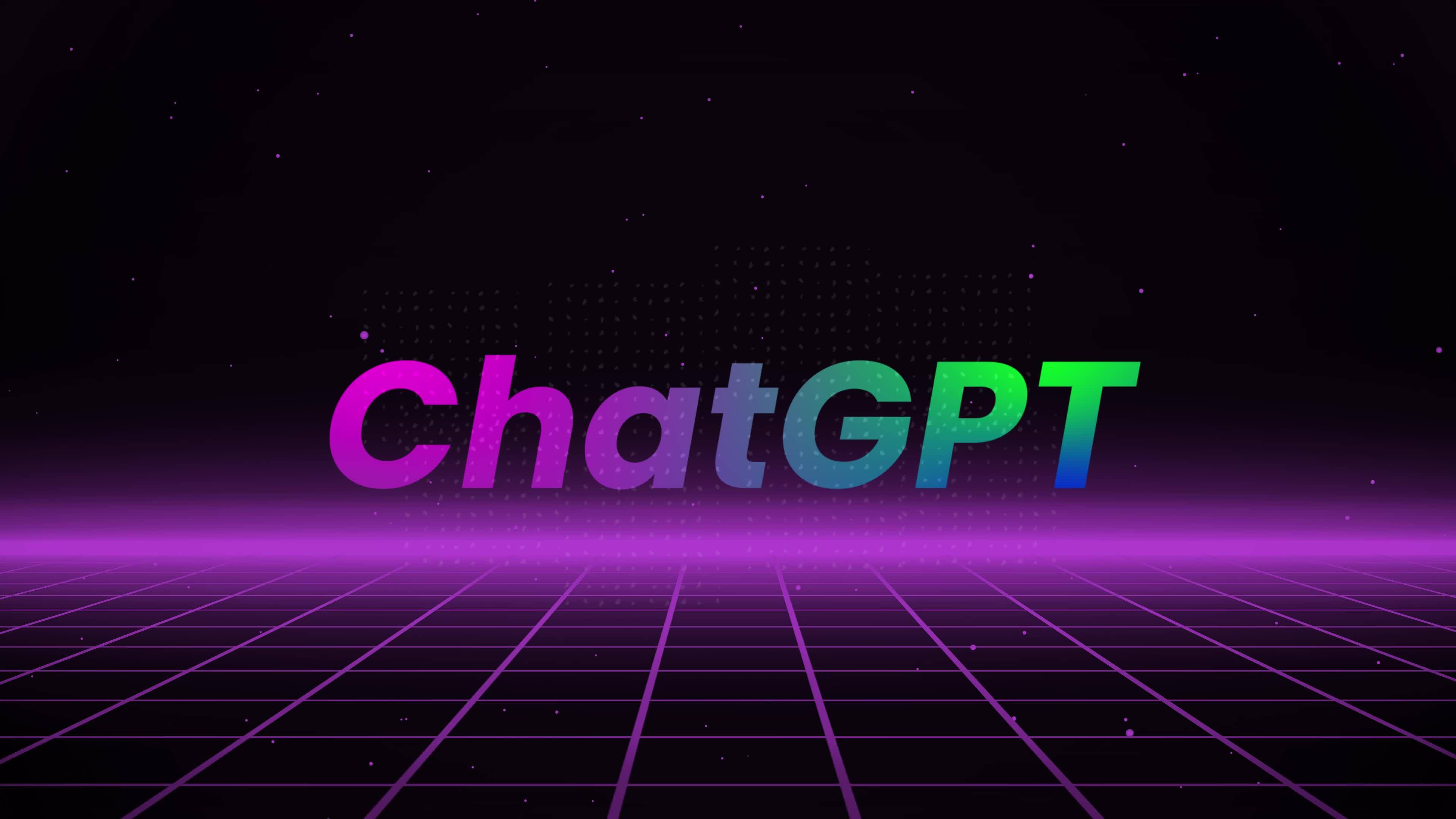 ChatGPT Text Animation Background V1.1 20255271 Stock Video at Vecteezy