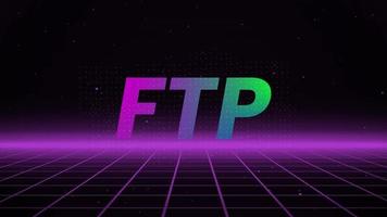 FTP Text Animation Background V1.1 video