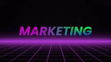 Marketing Analysis Text Animation Background V1.1 video