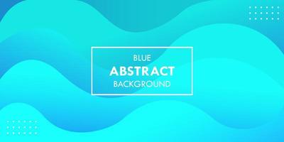 Wavy Blue Gradient Vibrant Abstract Vector Background