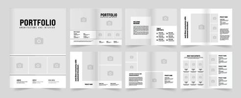 Architecture Portfolio Interior Portfolio  Real estate portfolios Project Portfolio vector