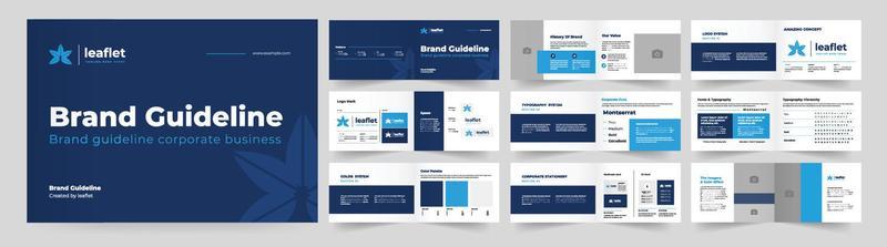 Brand guideline landscape brand guideline manual brand guideline layout brand Identity guidelines