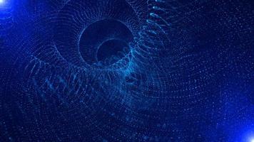 Blue beautiful particle form, futuristic neon graphic Background, science energy 3d abstract art element illustration, technology artificial , shape theme wallpaper animation video
