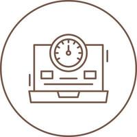 Speedometer Vector Icon