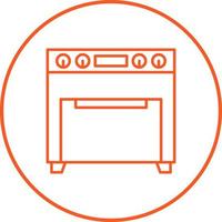 icono de vector de horno