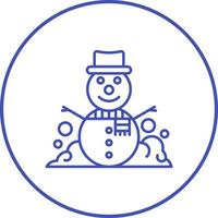 Snowman Vector Icon