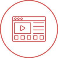 icono de vector de tutoriales en línea