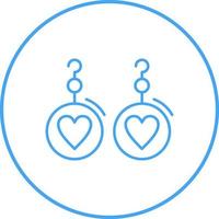 Earrings Vector Icon