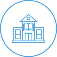 Library Building Vector Icon