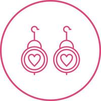 Earrings Vector Icon