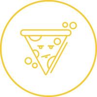 icono de vector de pizza