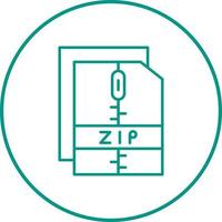 Zip File Vector Icon