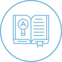 Open Book Vector Icon