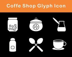 Coffe Shop Vector Icon Set