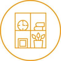 Bookshelf Vector Icon