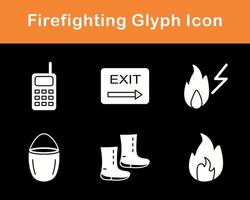 Firefighting Vector Icon Set