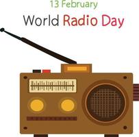 dia mundial de la radio vector