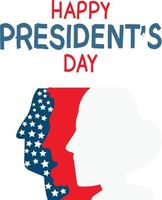 presidents day Vector illustration.