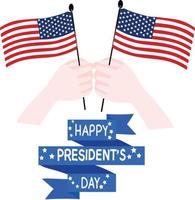 presidents day Vector illustration.