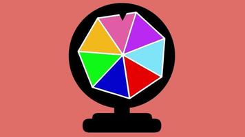 Spinning wheel of fortune video