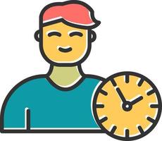 Time Management Vector Icon