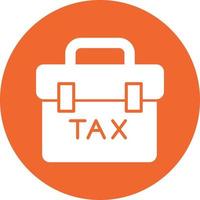 Tax Portfolio Vector Icon