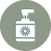 Sunblock Vector Icon