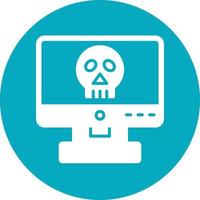 icono de vector de piratería informática