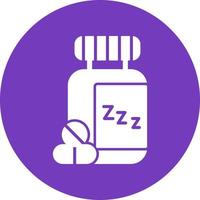 Sleeping Pills Vector Icon